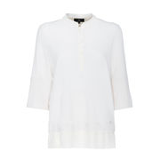 POLO COREANA IN VISCOSA Donna Bianco POLO COREANA IN VISCOSA Donna Bianco
