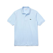 POLO IN COTONE PETIT PIQUÈ Uomo Azzurro classico POLO IN COTONE PETIT PIQUÈ Uomo Azzurro classico