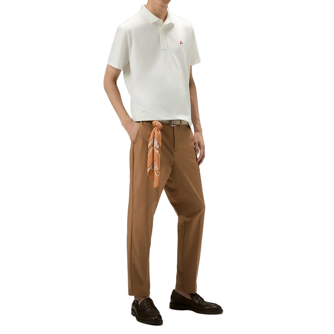 POLO IN PIQUE' DI COTONE STRETCH