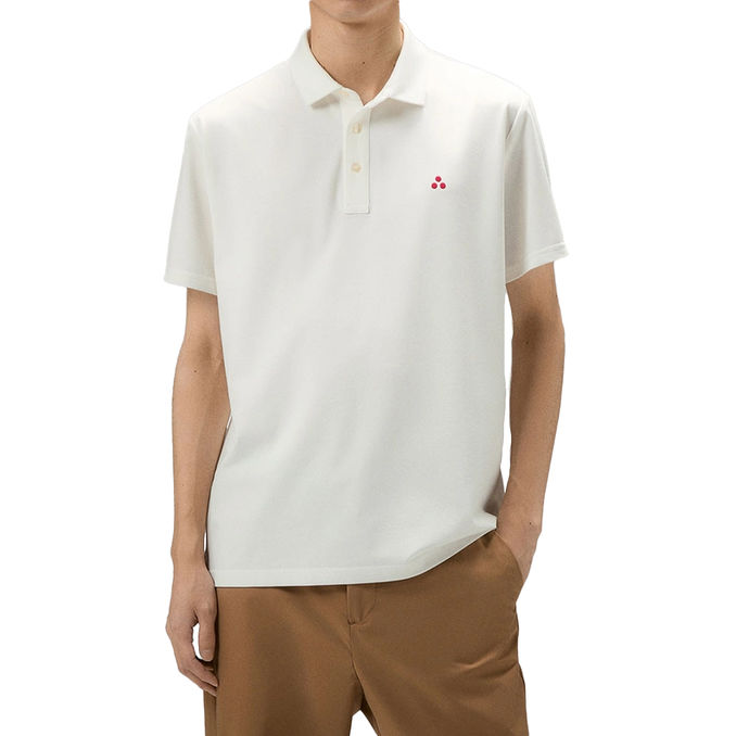 POLO IN PIQUE' DI COTONE STRETCH