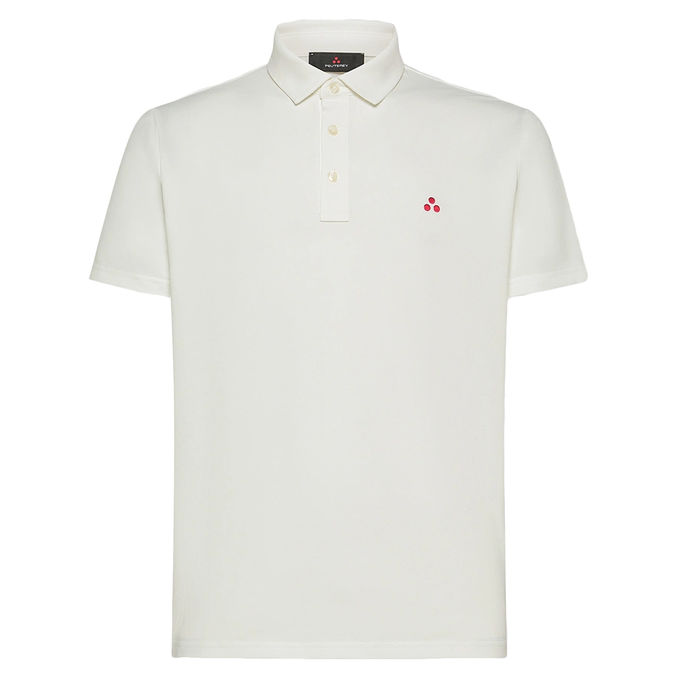 POLO IN PIQUE' DI COTONE STRETCH