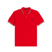 POLO IN PIQUET CON INSERTI A CONTRASTO Uomo Racing Red POLO IN PIQUET CON INSERTI A CONTRASTO Uomo Racing Red