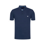 POLO IN PIQUET STRETCH RICAMO AQUILA Uomo Blu Navy POLO IN PIQUET STRETCH RICAMO AQUILA Uomo Blu Navy