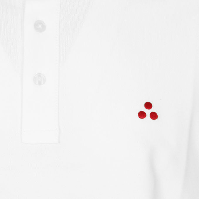 POLO IN PIQUET STRETCH Uomo Bianco