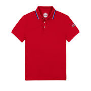POLO IN PIQUÈ CON COLLETTO A CONTRASTO Uomo Rosso POLO IN PIQUÈ CON COLLETTO A CONTRASTO Uomo Rosso