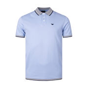 POLO JERSEY FONDO BORDINO Uomo Azzurro POLO JERSEY FONDO BORDINO Uomo Azzurro