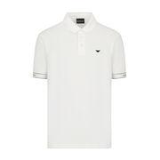 POLO JERSEY LOGO Uomo White Cuff POLO JERSEY LOGO Uomo White Cuff