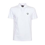 POLO JERSEY STRETCH CON STEMMA Uomo White POLO JERSEY STRETCH CON STEMMA Uomo White