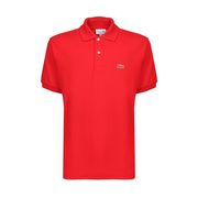 POLO MEZZA MANICA IN COTONE PIQUET CLASSIC FIT Uomo Rosso POLO MEZZA MANICA IN COTONE PIQUET CLASSIC FIT Uomo Rosso