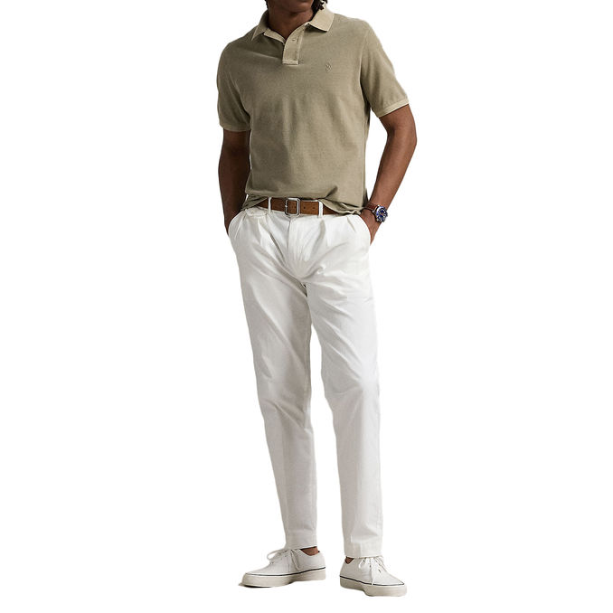 POLO PERSONALIZZATA SLIM IN RETE TINTA CON MINERALE