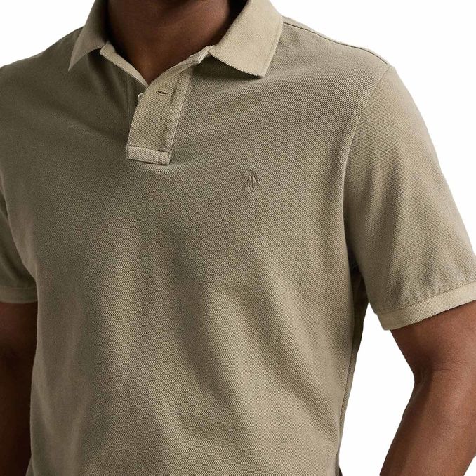 POLO PERSONALIZZATA SLIM IN RETE TINTA CON MINERALE