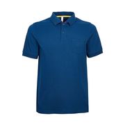 POLO PIQUET CON TASCHINO E COLLETTO FANTASIA Uomo Avio scuro POLO PIQUET CON TASCHINO E COLLETTO FANTASIA Uomo Avio scuro