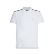 POLO REGULAR PROFILI TRICOLORE SPALLA Uomo Bianco POLO REGULAR PROFILI TRICOLORE SPALLA Uomo Bianco