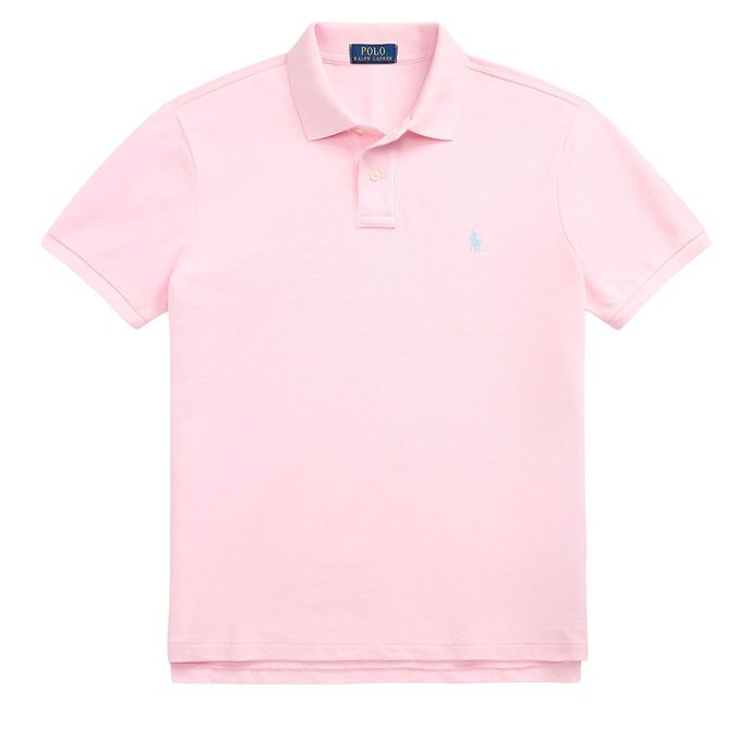 POLO SLIM FIT MESH Uomo Rosa