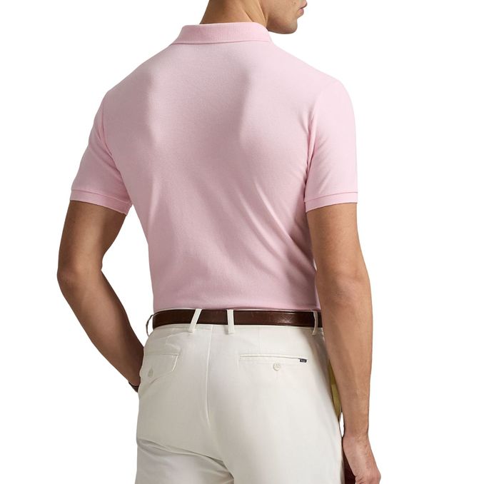 POLO SLIM FIT MESH Uomo Rosa