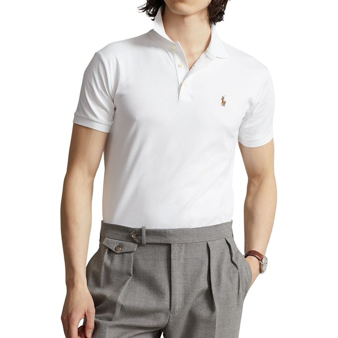 POLO SLIM FIT SOFT TOUCH Uomo Bianco