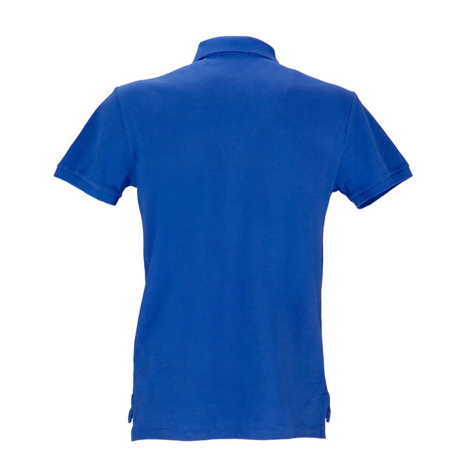 POLO SLIM IN COTONE PIQUET Uomo Royal Arancio