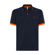 POLO SMALL STRIPES FLUO Uomo Navy Blue POLO SMALL STRIPES FLUO Uomo Navy Blue