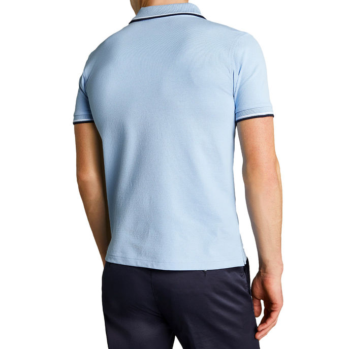 POLO STRETCH DB COLLAR Uomo Azzurro