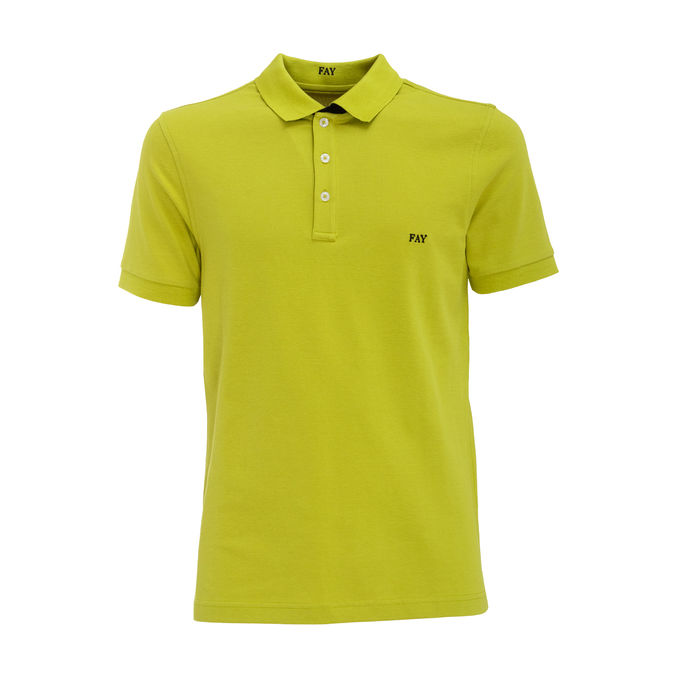 POLO STRETCH IN PIQUET Uomo Lime