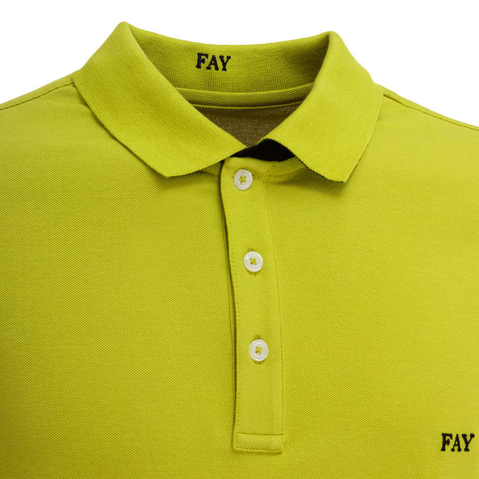 POLO STRETCH IN PIQUET Uomo Lime