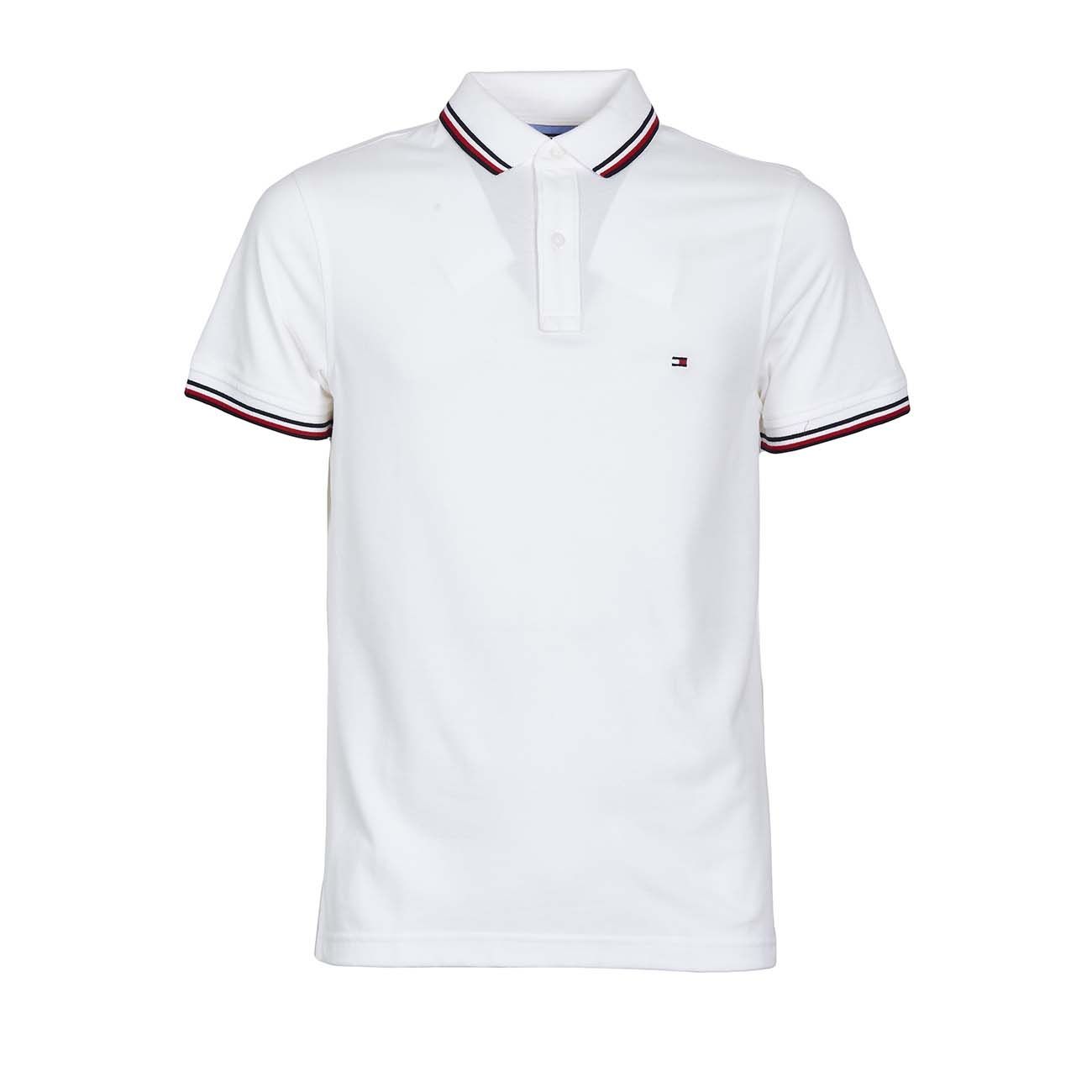 Polo con stampaTommy Hilfiger in Cotone da Uomo colore Bianco Uomo Abbigliamento da T-shirt da Polo 