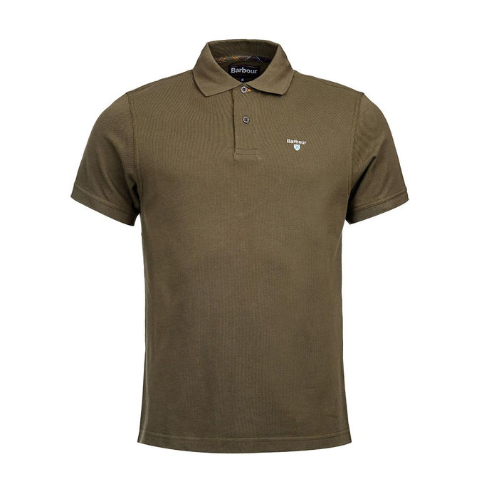 POLO TARTAN PIQUE Uomo Dark Olive Classic 