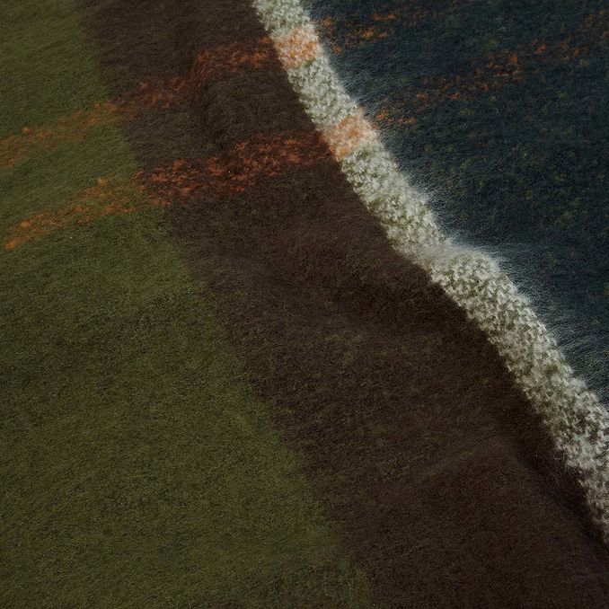 PONCHO ISLA CHECK IN PILE Donna Classic