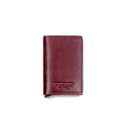 PORTA CARTE SLIDE Unisex Rosso Scuro PORTA CARTE SLIDE Unisex Rosso Scuro