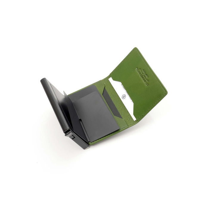 PORTA CARTE SLIDE Unisex Verde