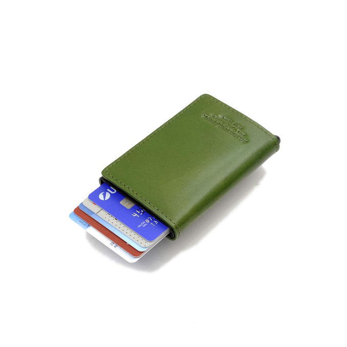 PORTA CARTE SLIDE Unisex Verde