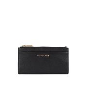 PORTACARD JET SET IN PELLE CON PORTAMONETE Donna Black PORTACARD JET SET IN PELLE CON PORTAMONETE Donna Black