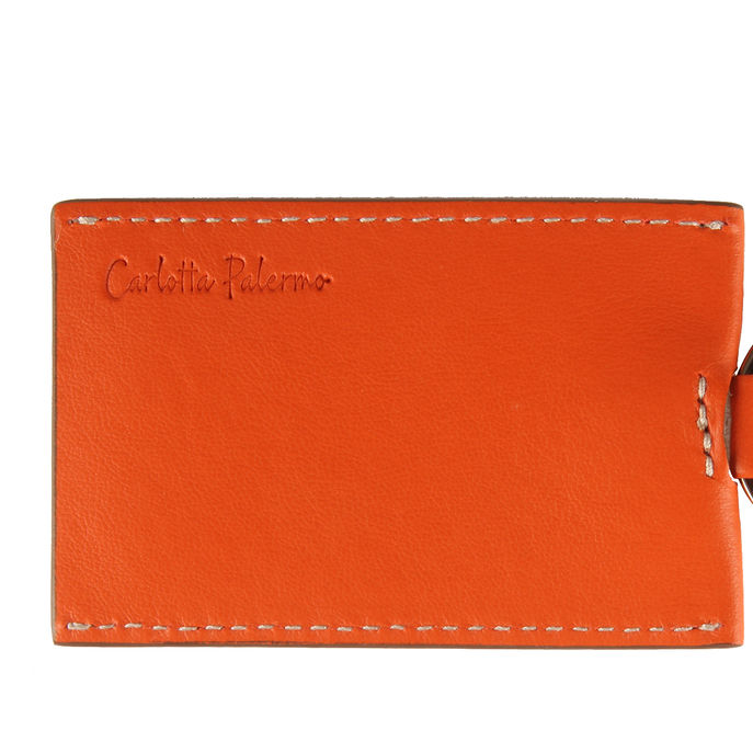 Portachiavi in pelle Pet Arancio