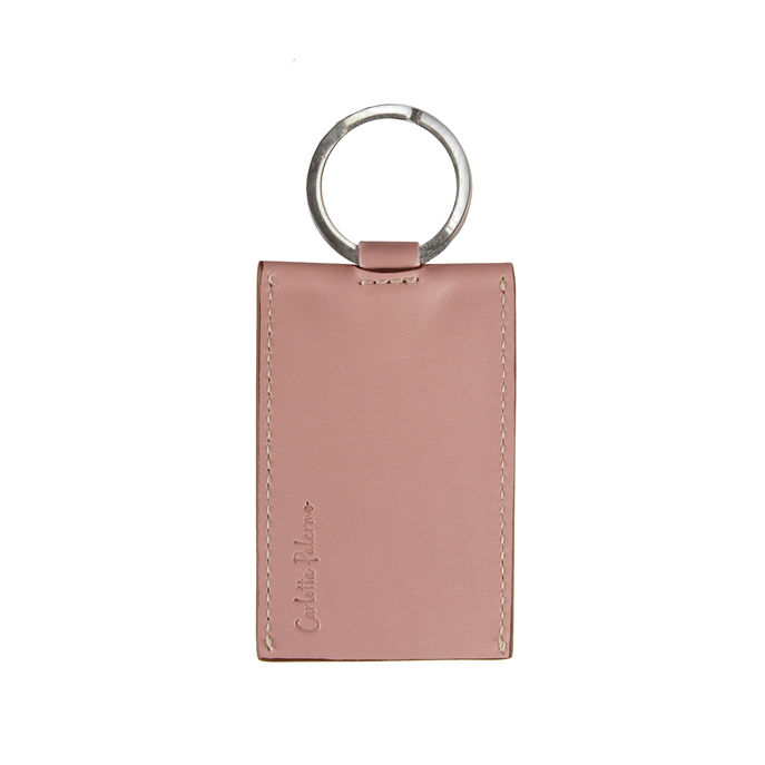 Portachiavi in pelle Pet Opale Rosa