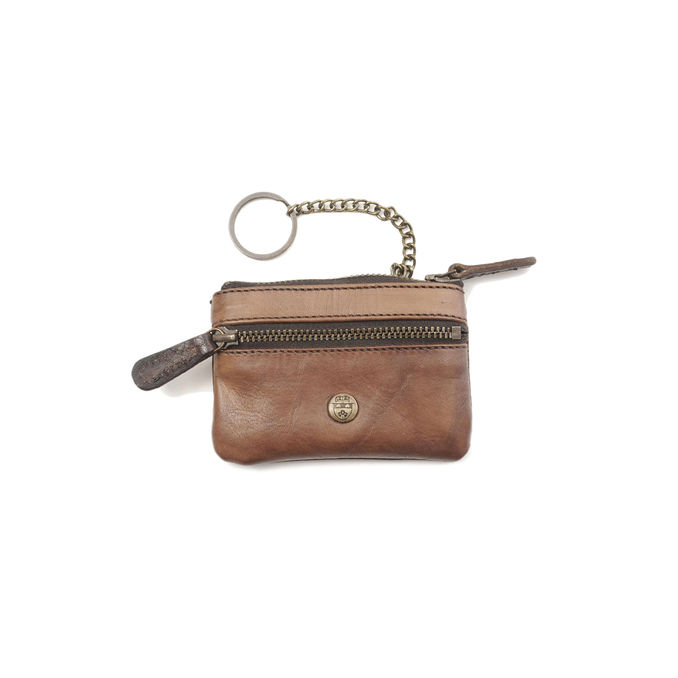 PORTACHIAVI PORTA MONETE MOOSE Unisex Cuoio