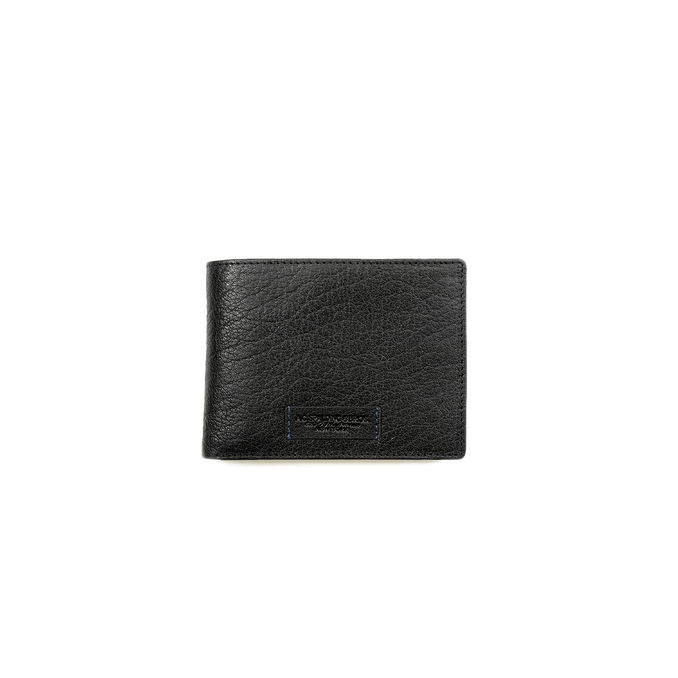 PORTAFOGLIO FLAP 6CC CON PORTA MONETE UNISEX NERO