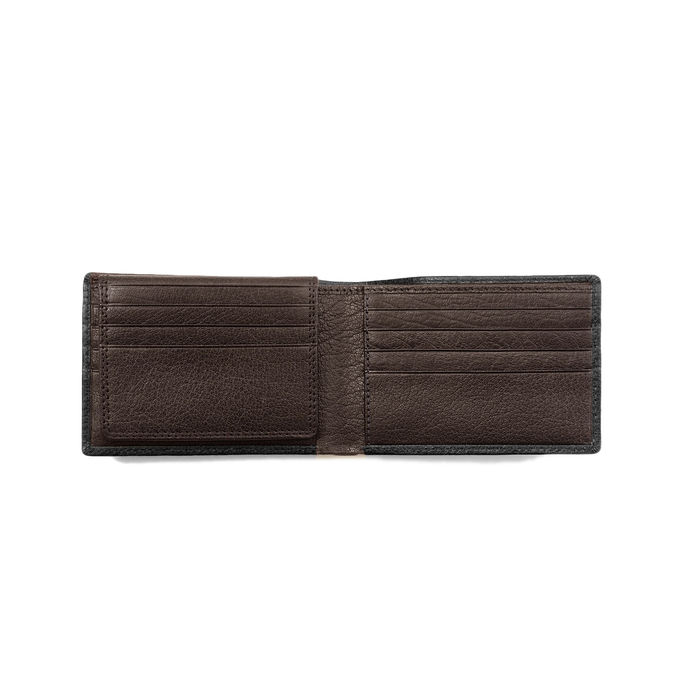 PORTAFOGLIO FLAP 6CC CON PORTA MONETE UNISEX NERO