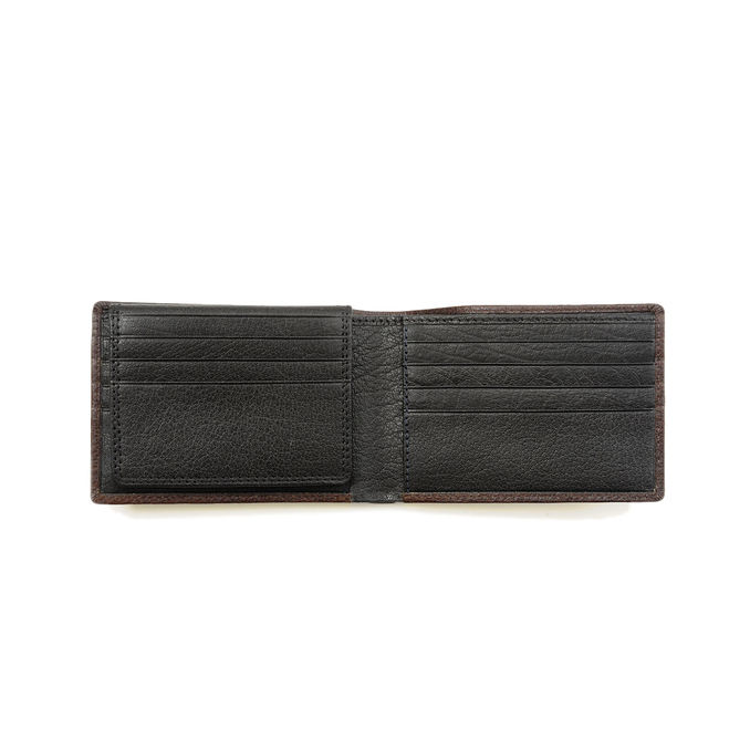 PORTAFOGLIO FLAP 6CC CON PORTA MONETE UNISEX TESTA DI MORO