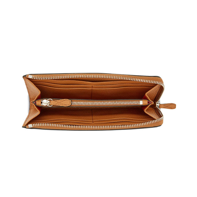 PORTAFOGLIO SLIM ZIP Camel