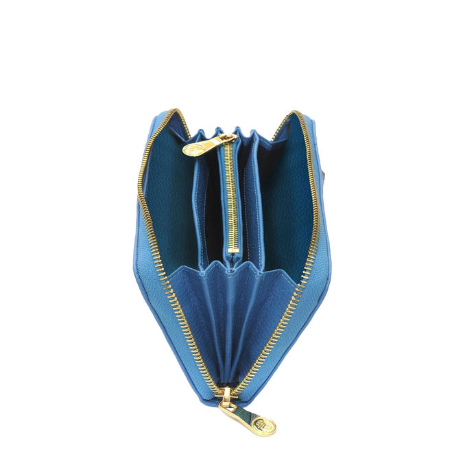 PORTAFOGLIO TIFFANY CON ZIP Donna Azzurro