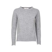 PULL A GIROCOLLO CON SPACCHETTI Donna Grigio Melange PULL A GIROCOLLO CON SPACCHETTI Donna Grigio Melange