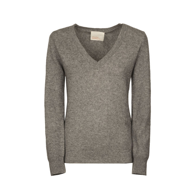 PULL ARIELLE Donna Gris Chine Fonce