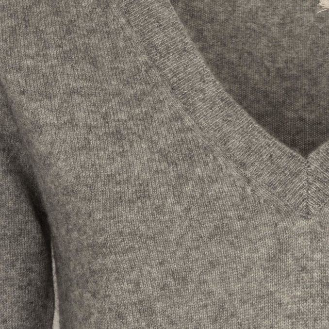 PULL ARIELLE Donna Gris Chine Fonce