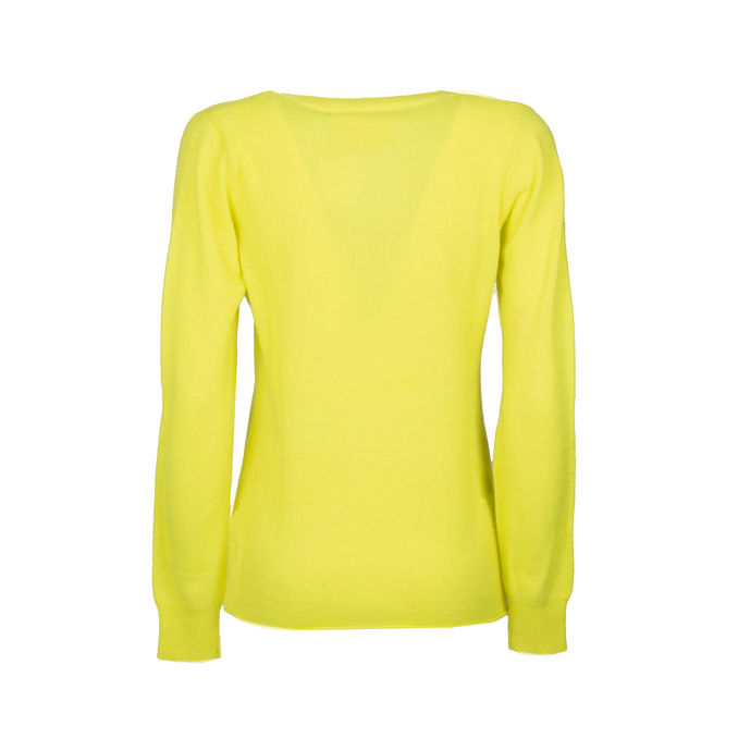 PULL ARIELLE Donna Jaune Fluo