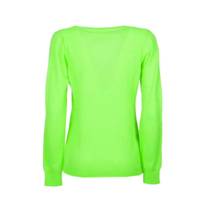 PULL ARIELLE Donna Vert Fluo 