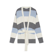 PULL CINTURA TERRIER MISTO LANA CACHMERE Donna Grigio Melange Azzurro PULL CINTURA TERRIER MISTO LANA CACHMERE Donna Grigio Melange Azzurro