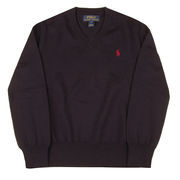PULL CON SCOLLO A V Bimbo Blu Navy PULL CON SCOLLO A V Bimbo Blu Navy