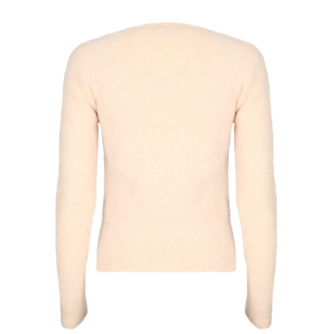 PULL CON SCOLLO A V IN ALPACA Donna Torrone