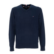PULL CON SCOLLO A V IN COTONE E CACHEMIRE Uomo Desert Sky PULL CON SCOLLO A V IN COTONE E CACHEMIRE Uomo Desert Sky