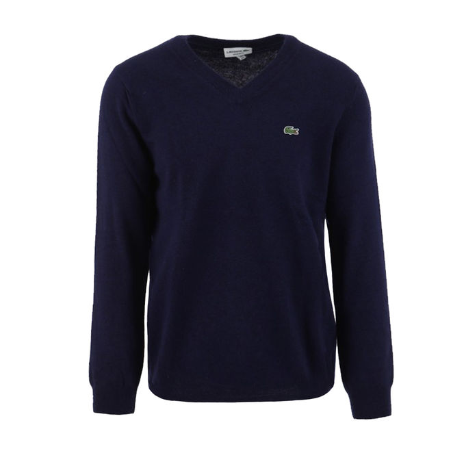 PULL CON SCOLLO A V Uomo Blu